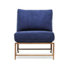 Indigo Canvas & Antique Copper Chair